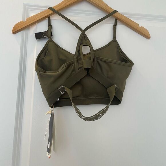 Adidas Training Sports Bra in Green Size S - D-DD - Picture 4 of 4